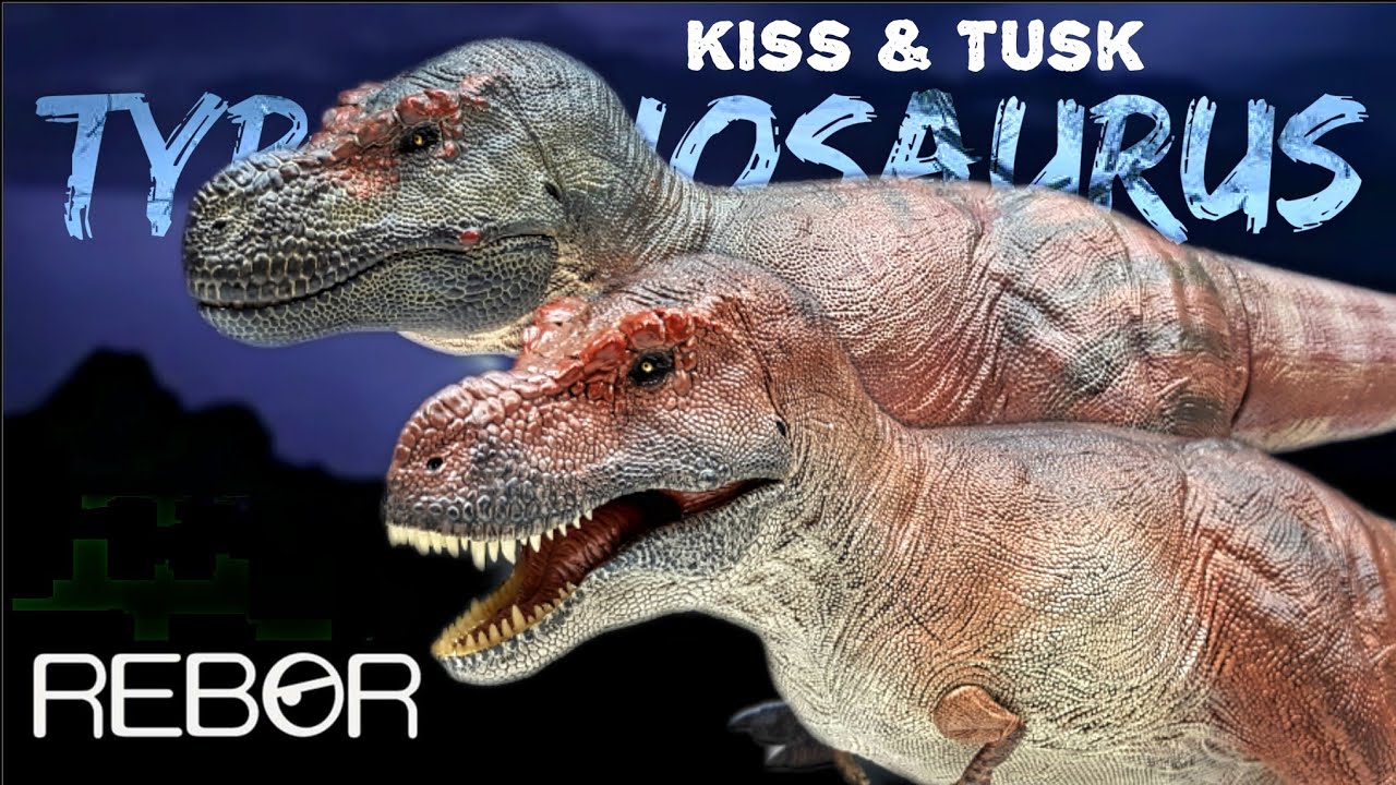 Обзор Rebor Tyrannosaurus Rex Kiss & Tusk 2022 года!!! Обе версии!!!