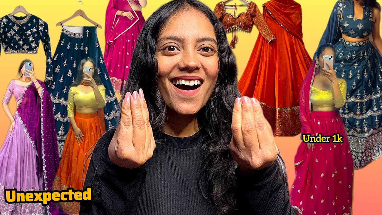 Wedding Lehenga From Flipkart Part 2 | Festive Wear Haul | Lehenga Haul Video 