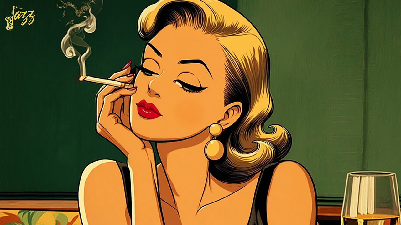 1940's Retro Jazz Vibes - Nostalgic Jazz Playlist ( Office Lyric Video )