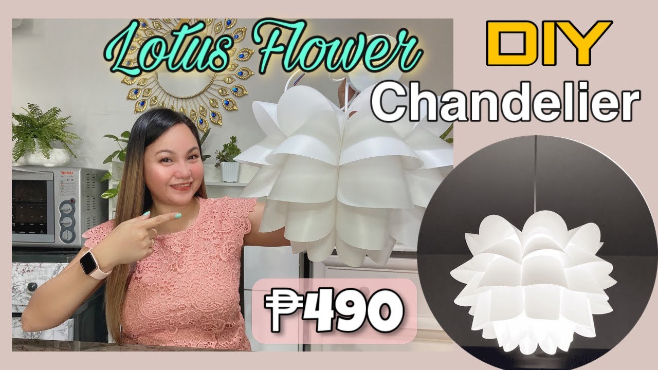 DIY Lotus Chandelier l Unboxing + Assembling l Budget friendly l Heartjem Vlogs