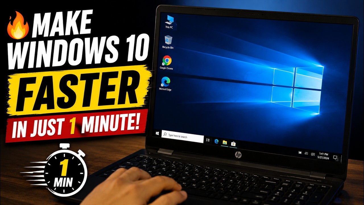 Ускорьте Windows 10 всего за 1 минуту!