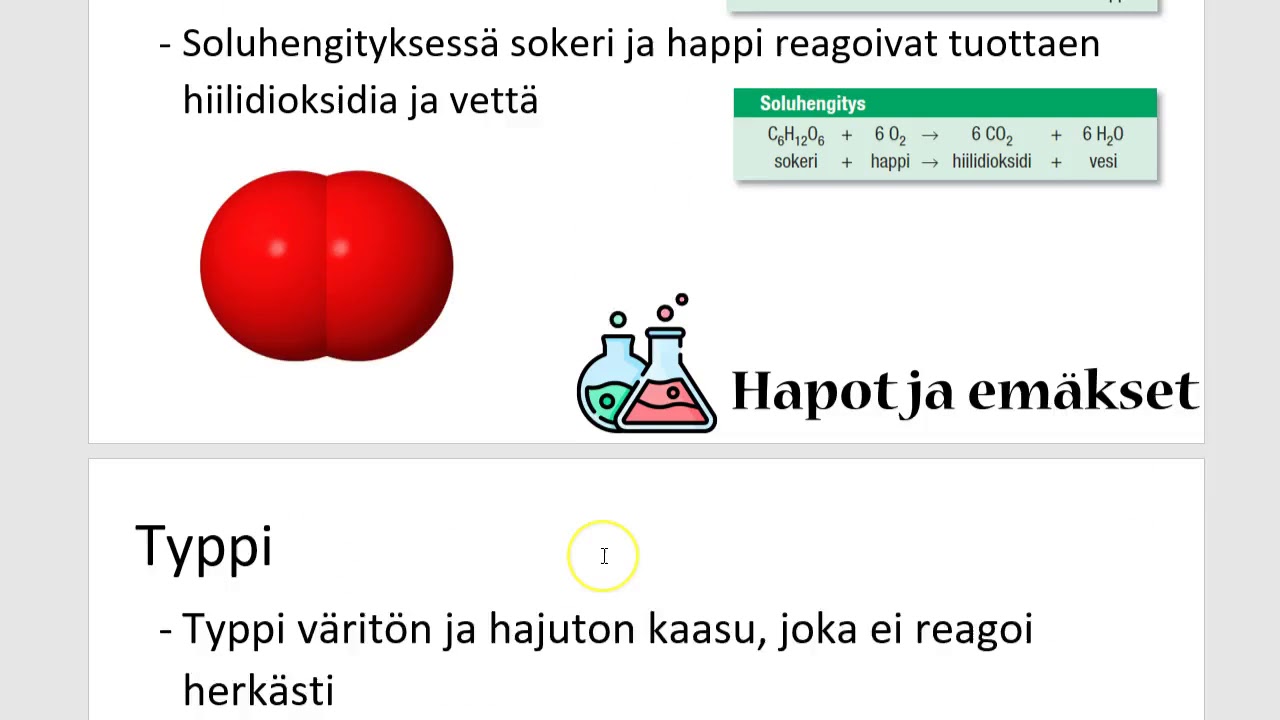 Hapot, emäkset ja ympäristö, osa5: Ilmakehän kaasut