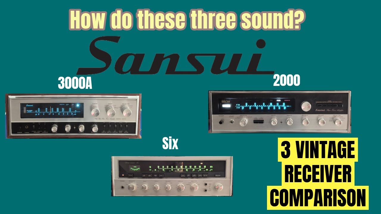 Какой ресивер Sansui обеспечивает наилучшее звучание? | Sansui 2000, Sansui 3000A, Sansui Six |