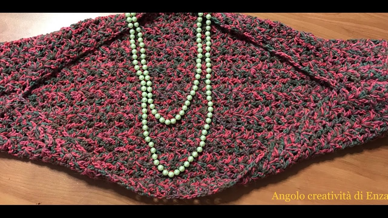 Coprispalle estivo  facilissimo all'uncinetto/Shoulder cover crochet/Capa en crochet