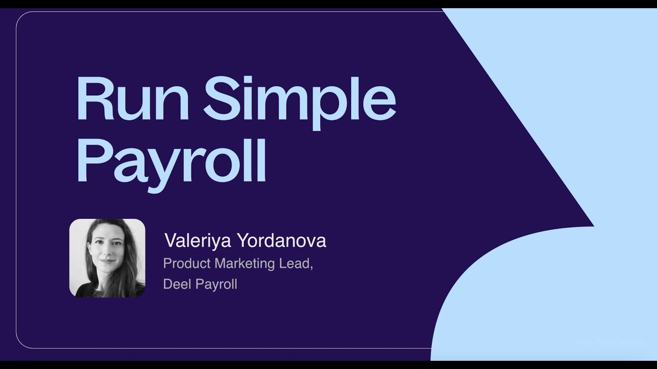 The Deel Drop: Run Simple Payroll