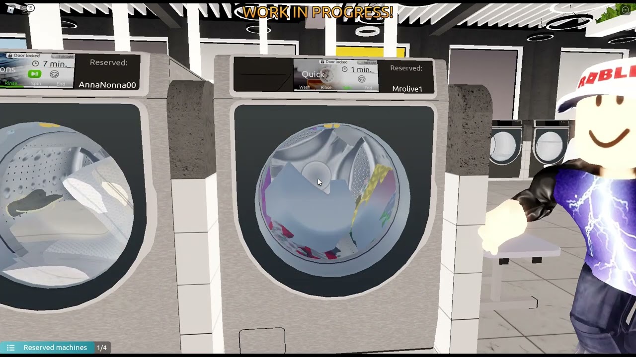playing Laundroware on roblox