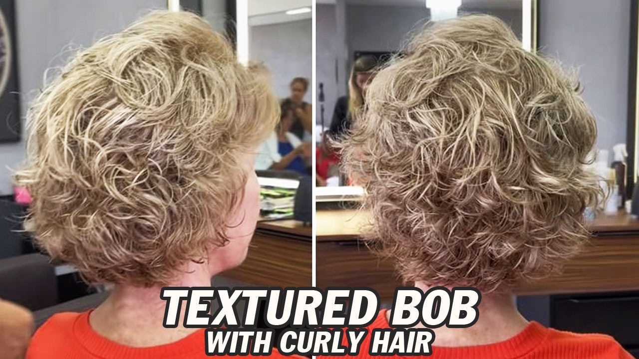 How to cut a Perfect Curly Bob Haircut for Women Step-by-Step | Textured Layered Bob Cutting Tips