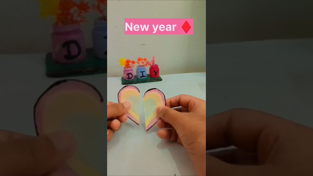 ♥️Newyear card simple diy♥️