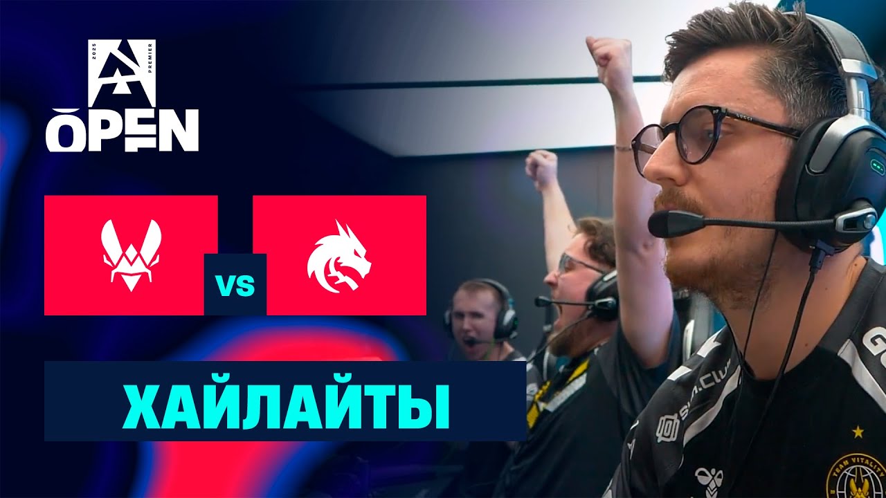 [ХАЙЛАЙТЫ] VITALITY vs SPIRIT | BLAST Open Lisbon 2025 - полуфинал
