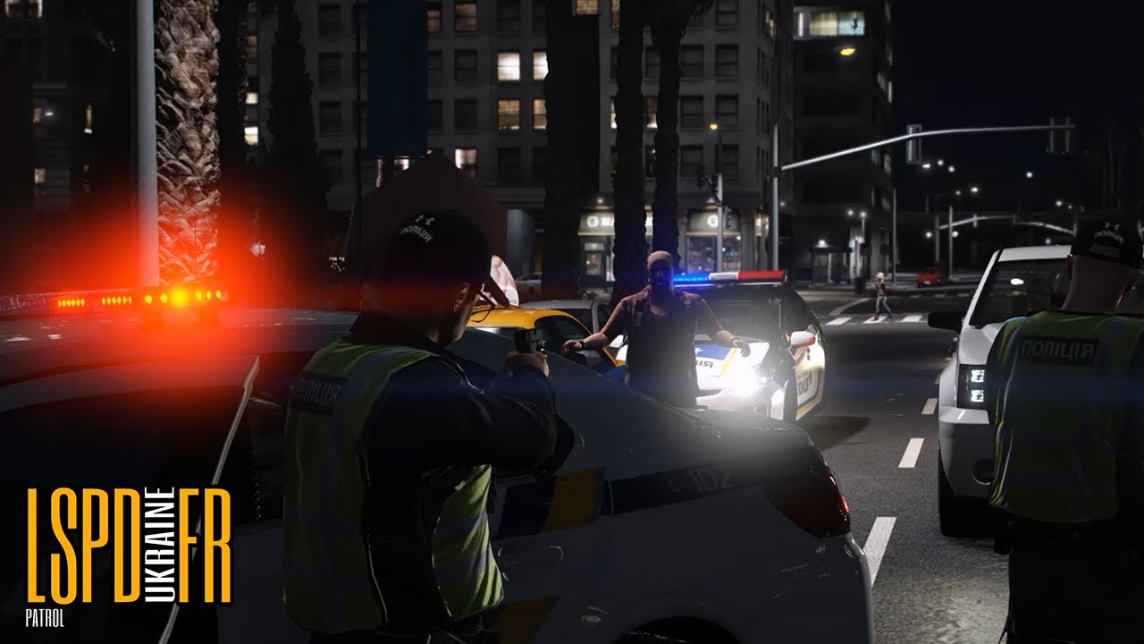 😮ВИКРАДЕННЯ Людини! Патрульна Поліція LSPDFR UKRAINE