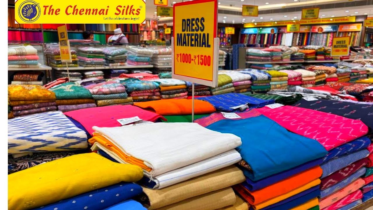 The  Chennai Silks Deepavali 🎇🪔New Arrival Chudithar Materials|Banaras|Organza|Silk Cotton|Georgette