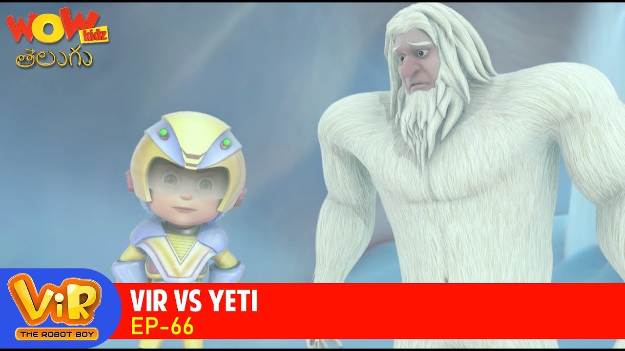 Vir: The Robot Boy Cartoon In Telugu | Telugu Stories | Wow Kidz Telugu | Vir Vs Yeti
