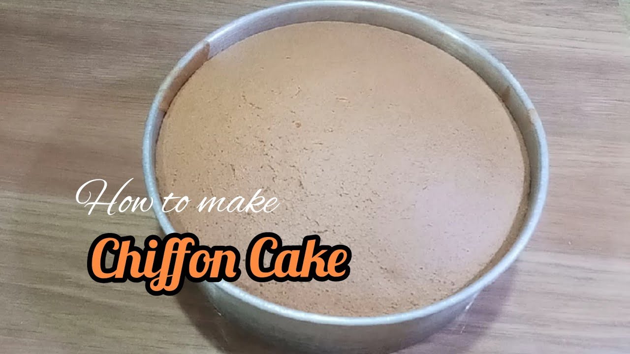 Basic Chiffon Cake Recipe 😊😊😊