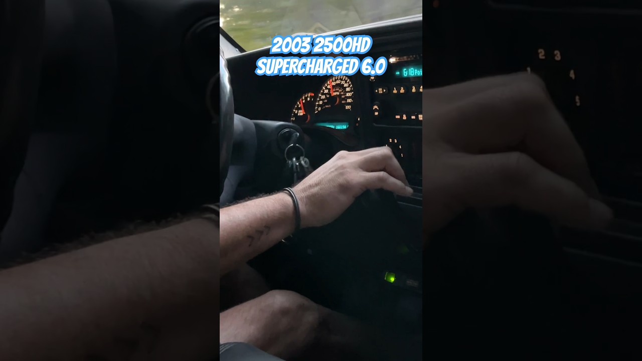 Supercharged 2500HD 6.0    #superchargerwhine