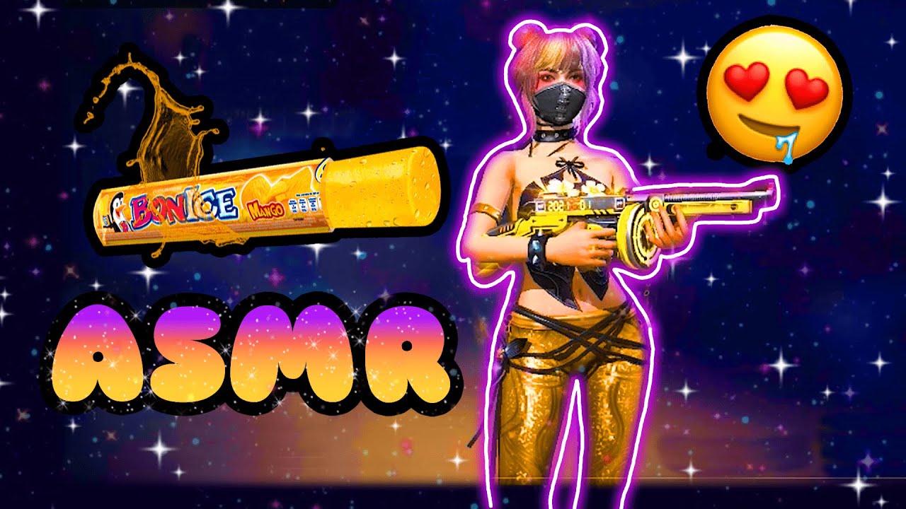 ASMR 💋💦Comiendo BONICE / HIELO👅🔥 Sonidos de Babita Free Fire