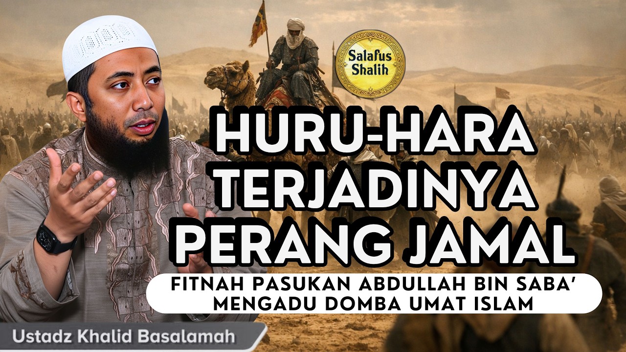 Terbongkar! Penyebab Sebenarnya Perang Jamal di Masa Khalifah Ali bin Abi Thalib || #khalidbasalamah