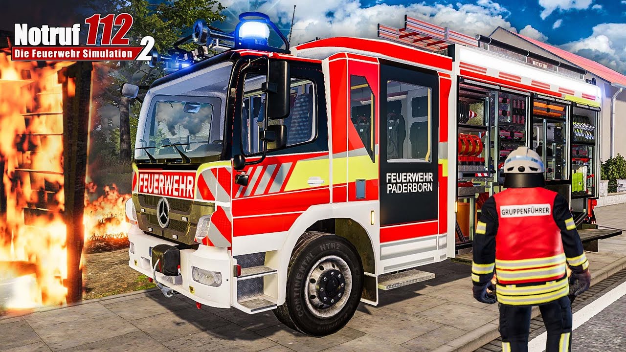 NOTRUF 112 #18: Haltestelle brennt: NACHALARMIERUNG - Feuer dehnt sich aus! | Feuerwehr Simulation 2