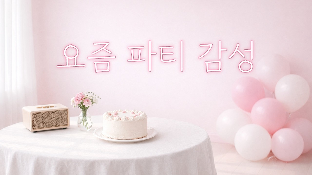홍대 신상 파티룸에서 듣는 요즘 케이팝 🎀 |  Emotional K-Pop Playlist