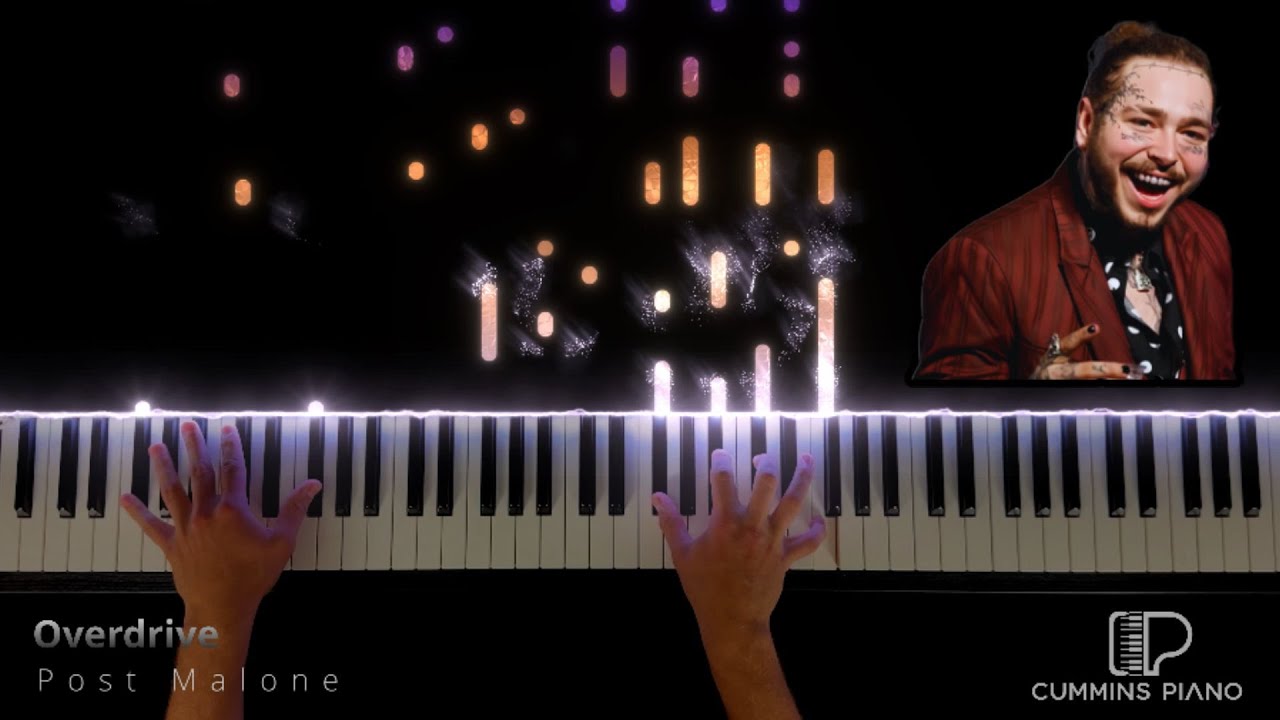 Overdrive - Post Malone | Piano Cover + Sheet Music