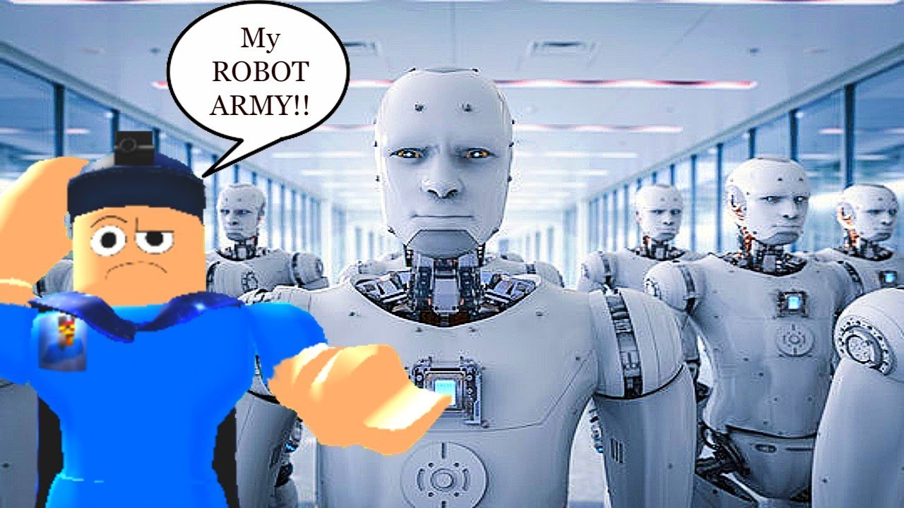 ROBLOX my ROBOT ARMY!!