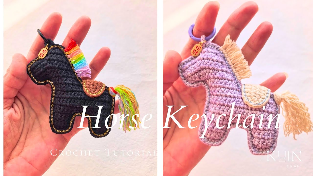 How to crochet Horse keychain| Hướng dẫn móc khoá ngựa 2026| Crochet Tutorial 