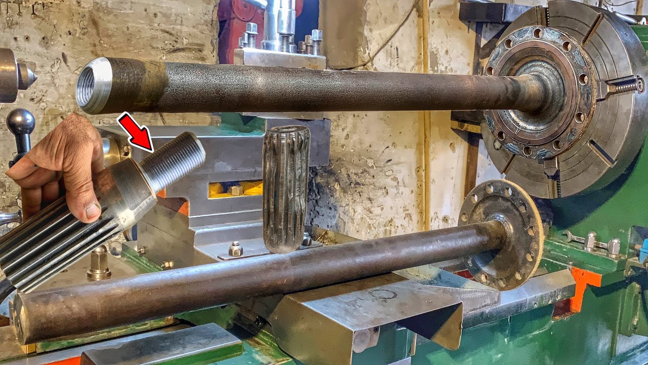 The truck axle had badly broken teeth, fixed it and brought it back to original condition