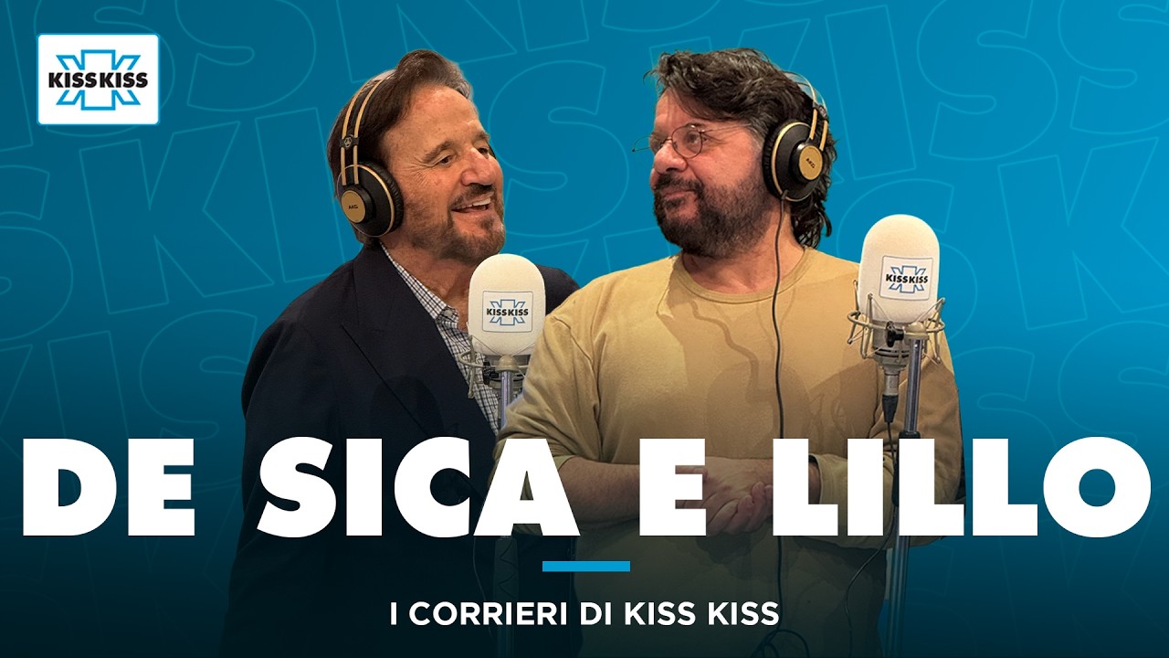 Christian De Sica e Lillo a Radio Kiss Kiss