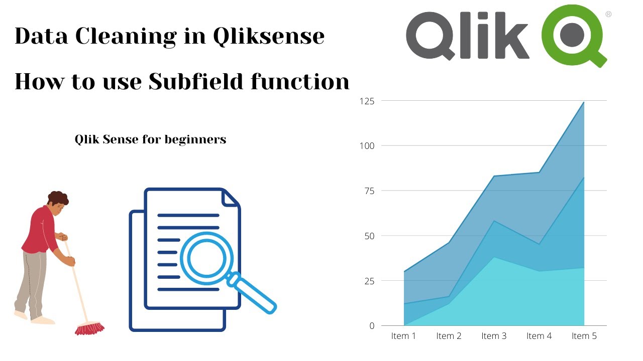 How to use the  SUBFIELD function to clean data in Qliksense
