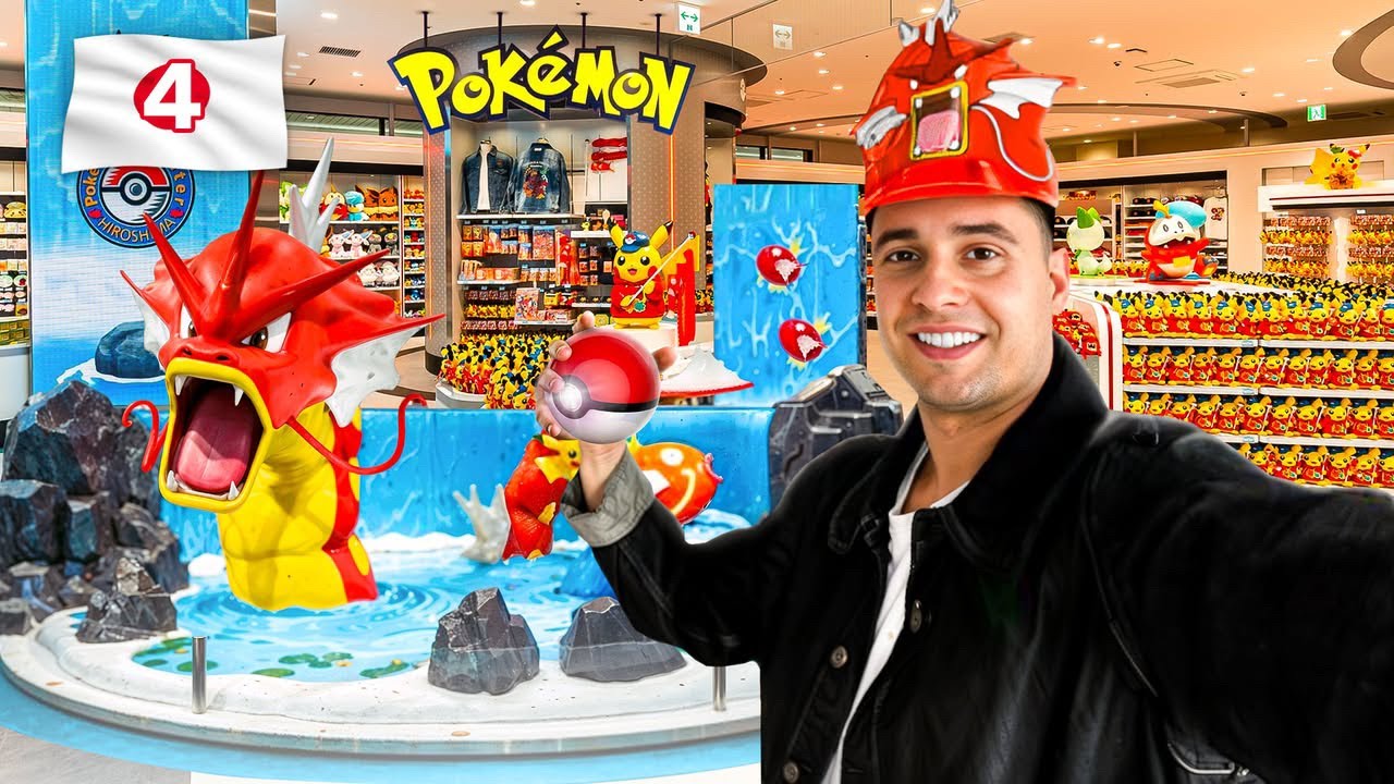 Visité el Pokémon Center de Hiroshima y fue increíble