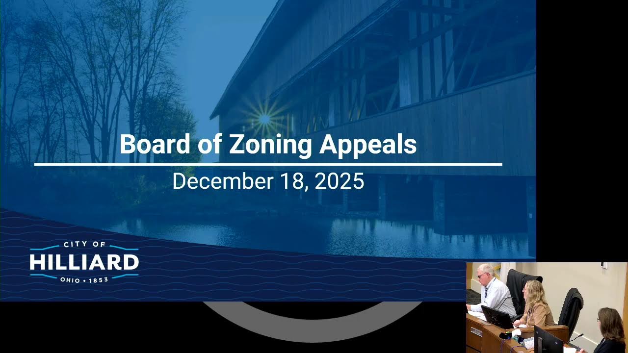 Board of Zoning Appeals - Dec 18 2025