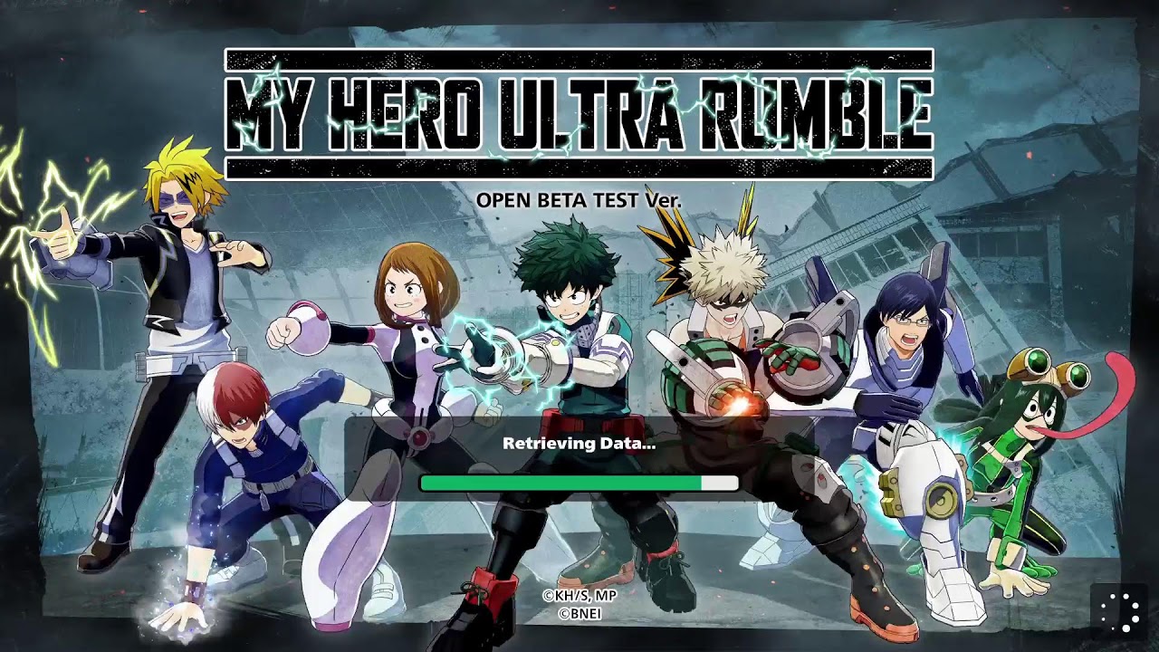 My Hero Ultra Rumble Open Beta Test Ver. maintenance issues