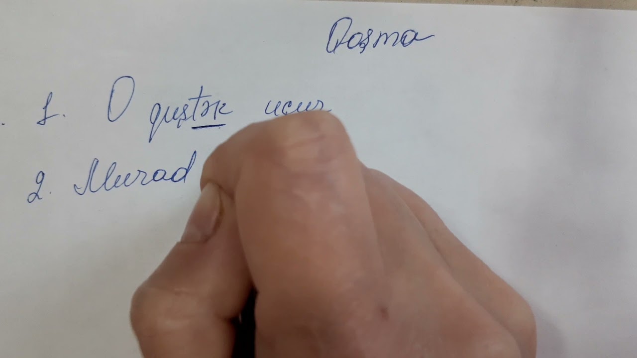 Köməkçi nitq hissələri ( bağlayıcı, qoşma, ədat, modal sözlər, nida)