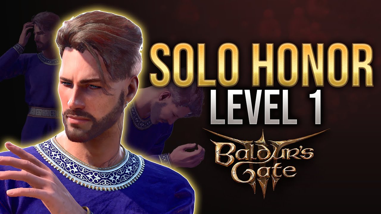 Сможете ли вы пройти режим чести на 1-м уровне в одиночку? Baldur’s Gate 3