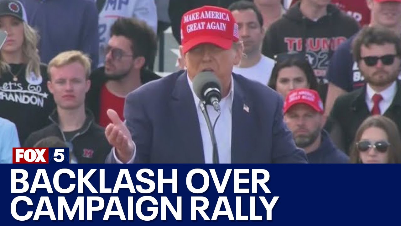 Backlash over campaign rally comments