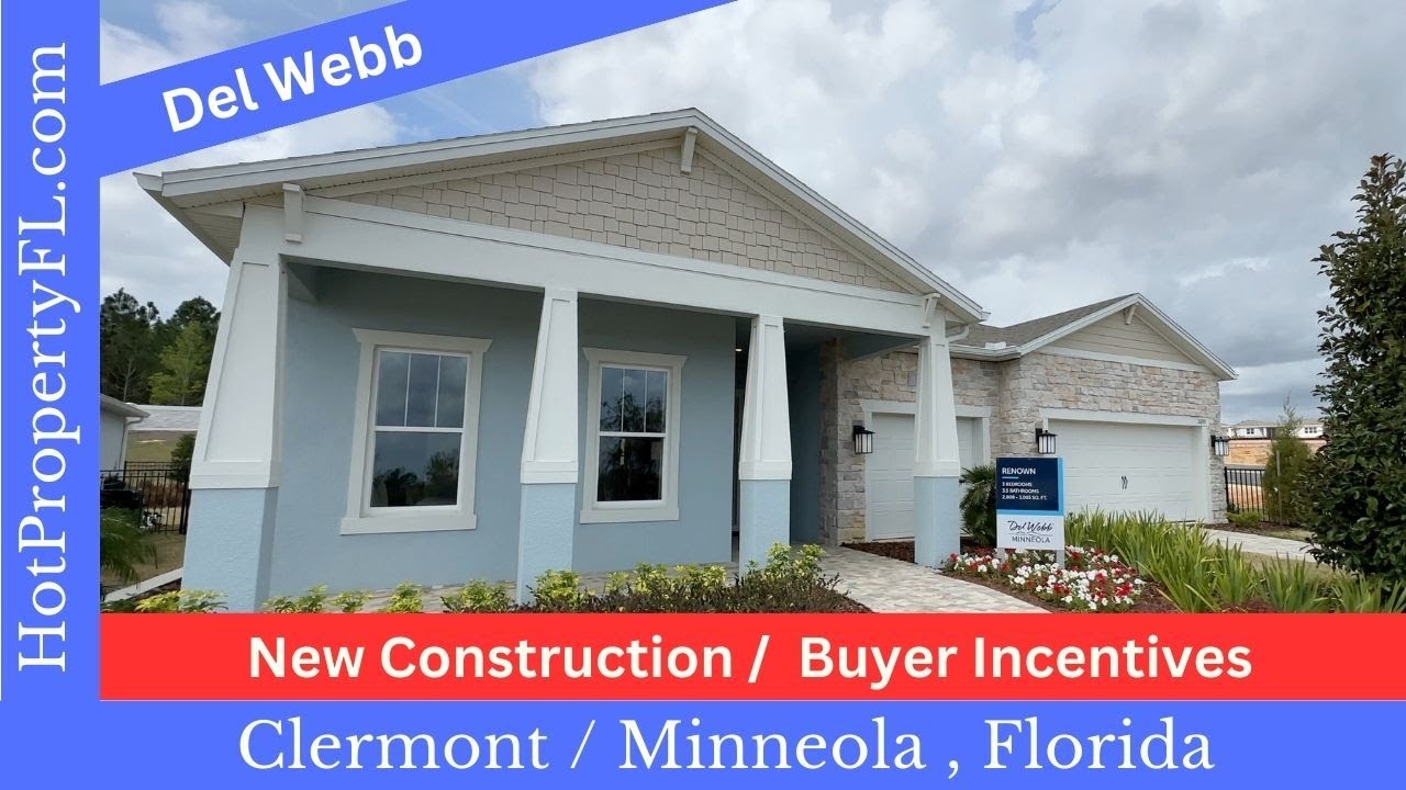 Discover Del Webb Minneola Florida. Renown By Pulte Homes - 3br, 3.5ba, 3 Car Garage