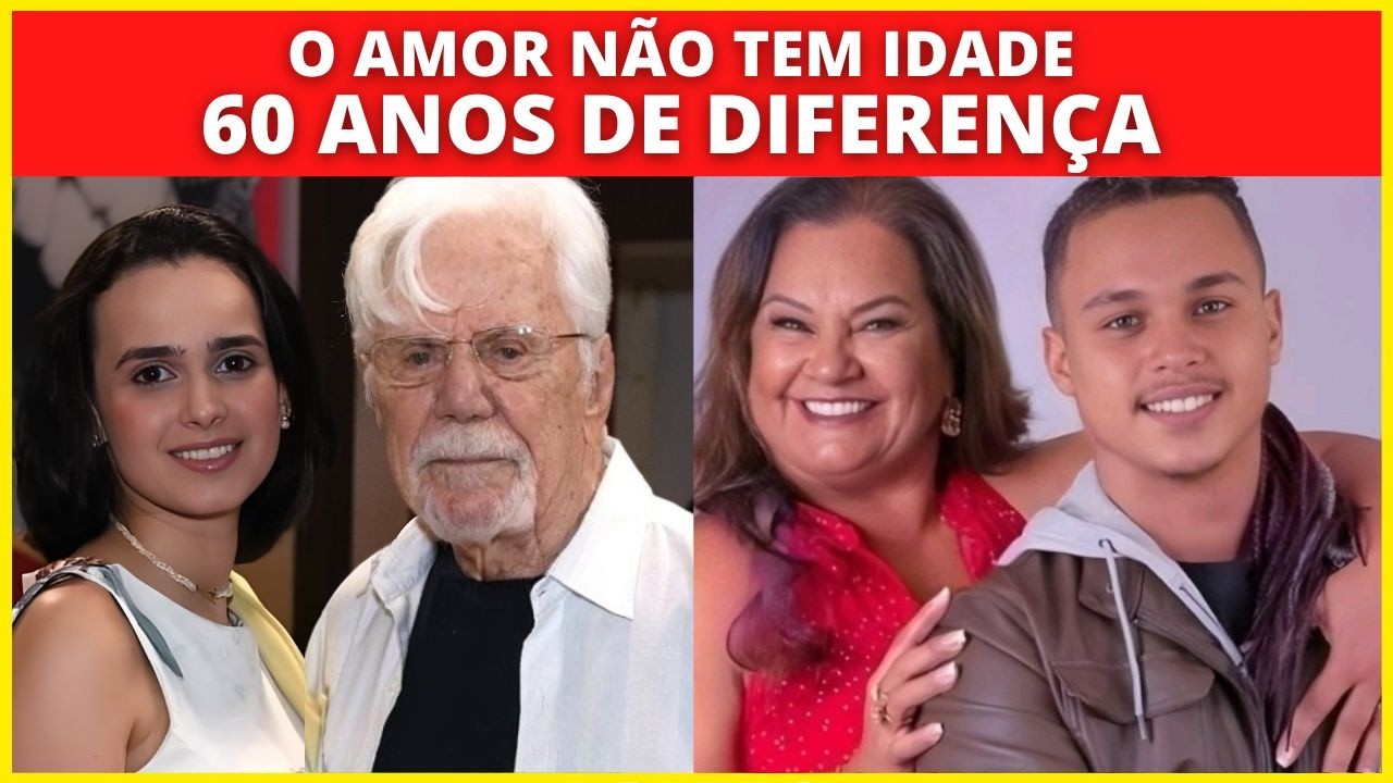 50 CASAIS FAMOSOS COM GRANDE DIFERENÇA DE IDADE
