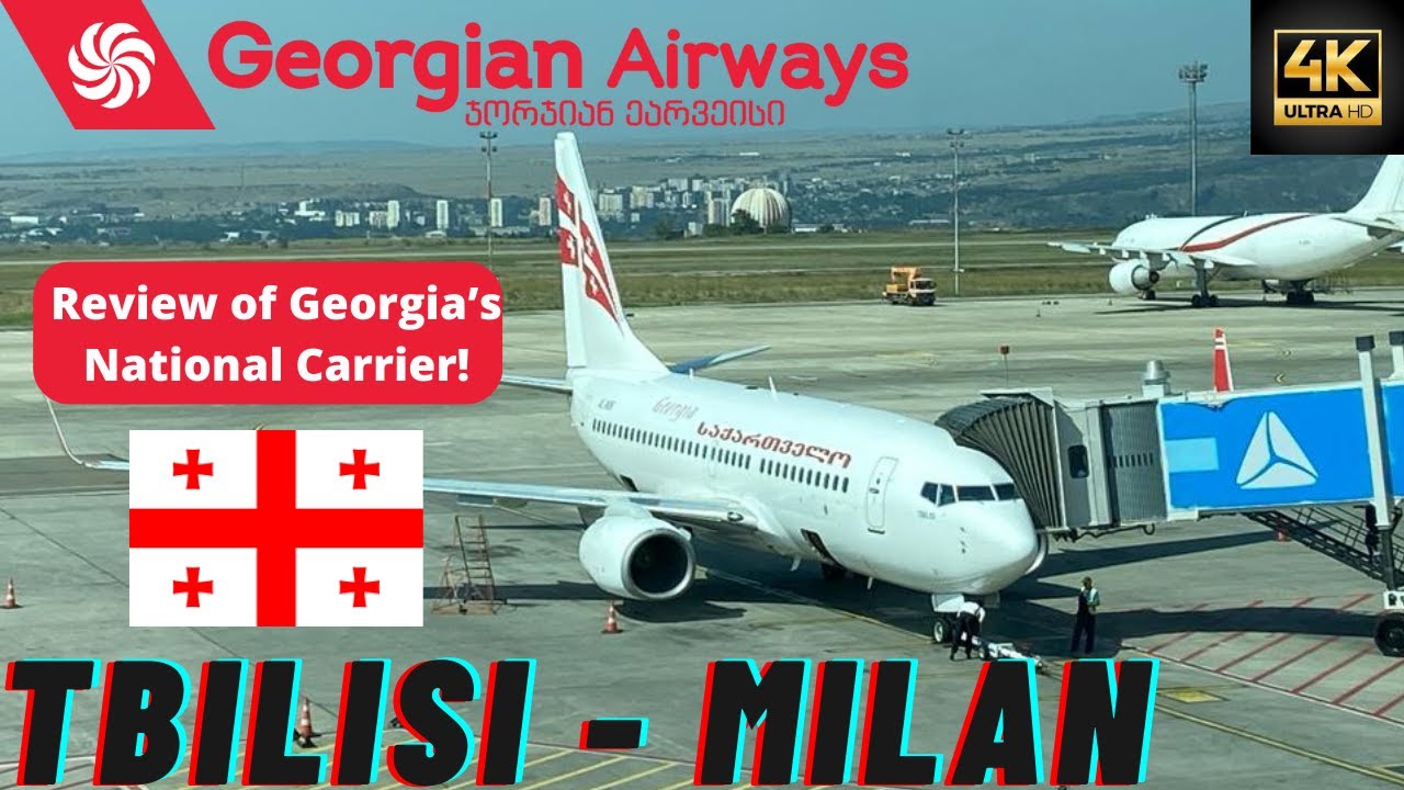 Georgian Airways REVIEW | 4 Hours with NO food. | Tbilisi - Milan (BGY) | Boeing 737-700
