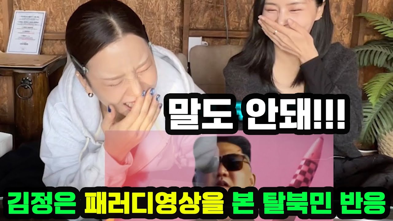 한국에서 김정은 패러디 영상을 본 탈북민 반응!