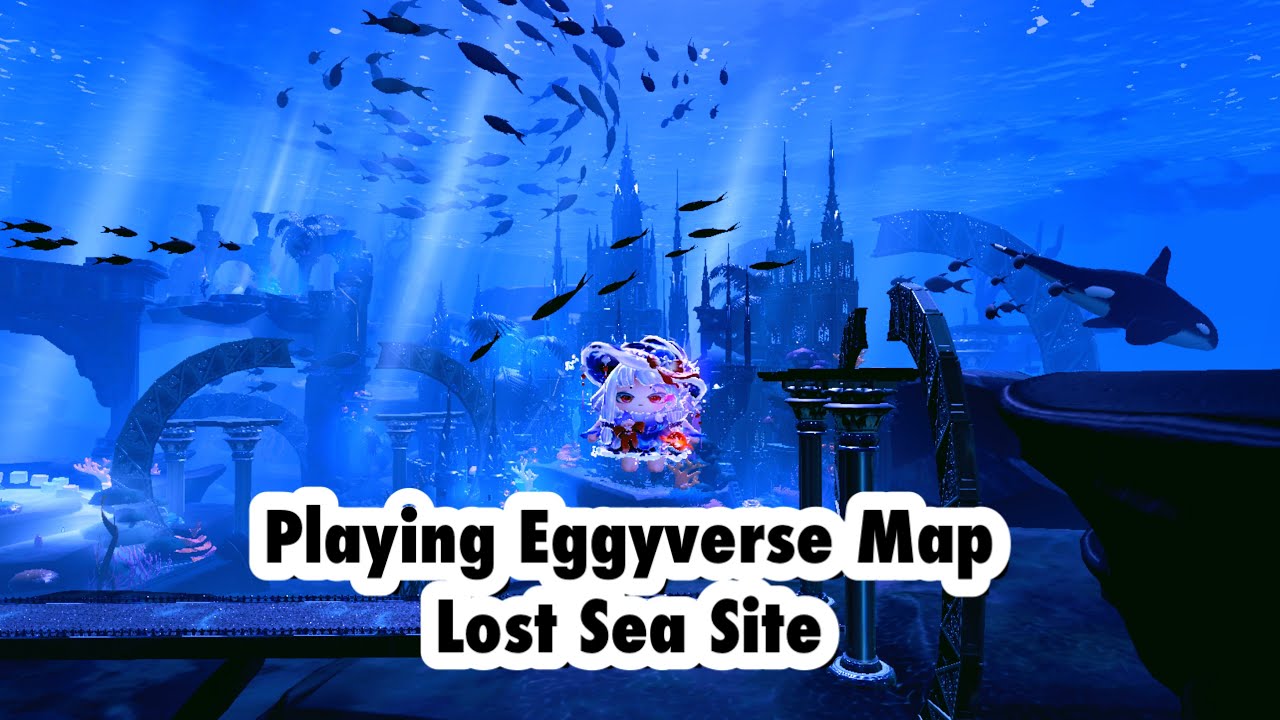Playing Eggyverse Map Lost Sea Site - Eggy Party
