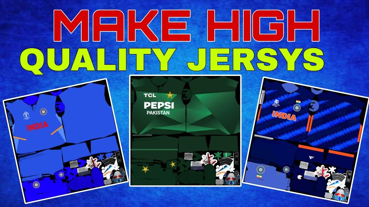 HOW TO MAKE HIGH QUALITY JERSEY OF RC 20 RC24 AND GAME CHANGER 5 @Haidermods 