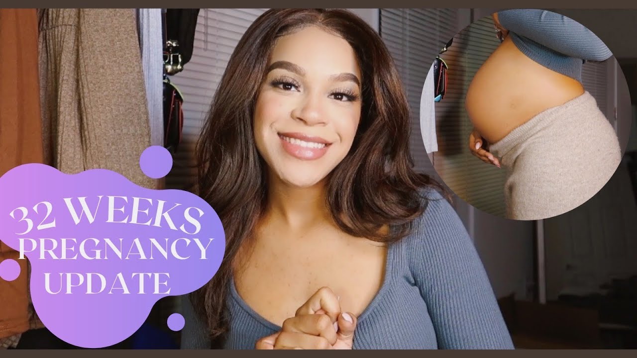 32 WEEKS PREGNANT | symptoms, maternity leave, bump shot & MORE