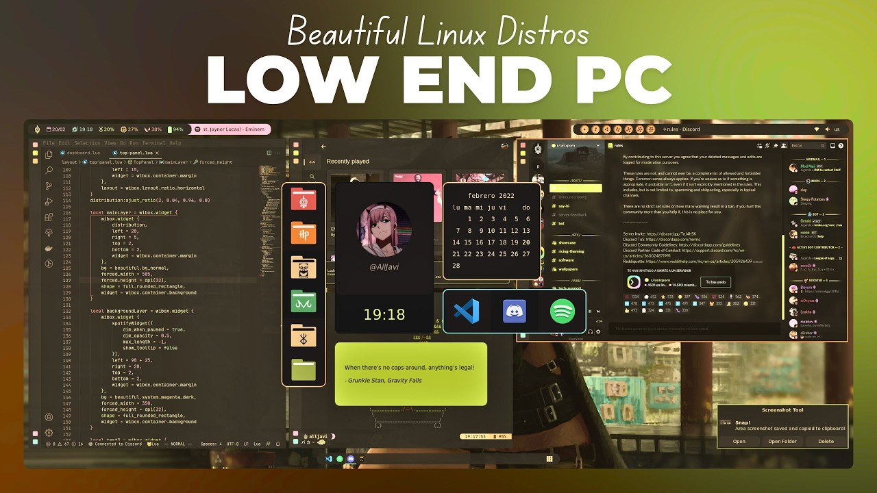 Beautiful ⭐ Linux Distros for Low End PCs & Laptops - 2025 Edition