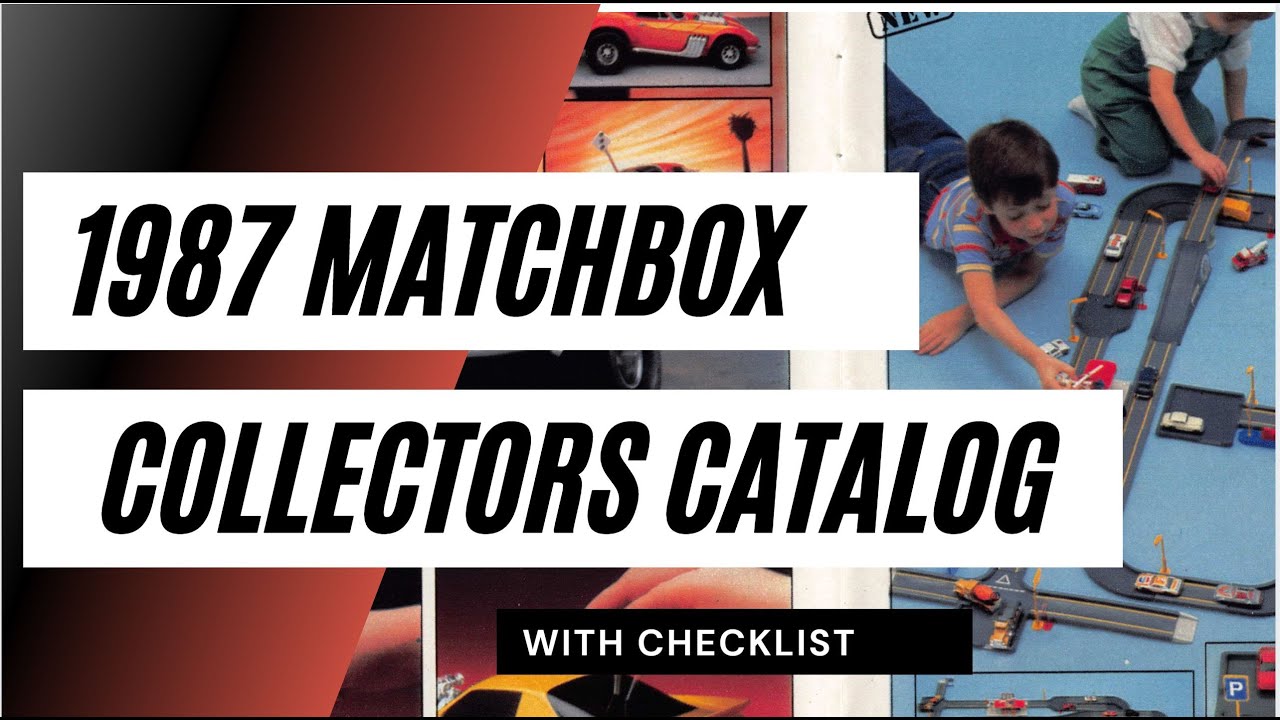 1987 Matchbox Lesney Collectors Catalog - Vintage Toys 1980s