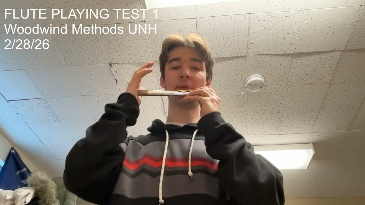 Flute Playing Test 1 (I'm struggling, please give tips)