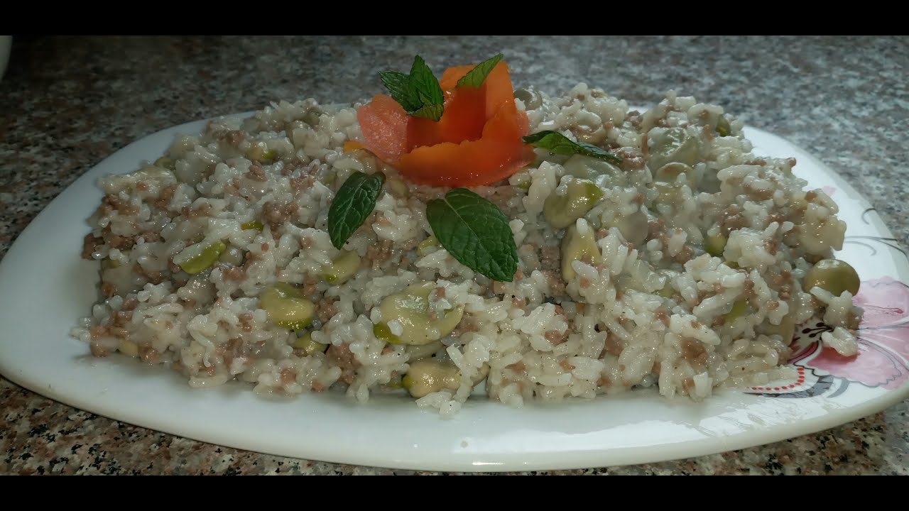 اطيب اكلة فول ورز # طريقة لبنانية # 😋