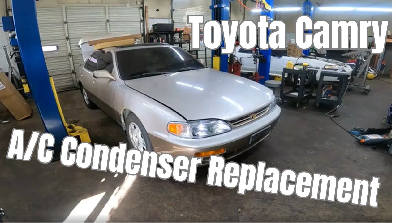Замена конденсатора кондиционера Toyota Camry