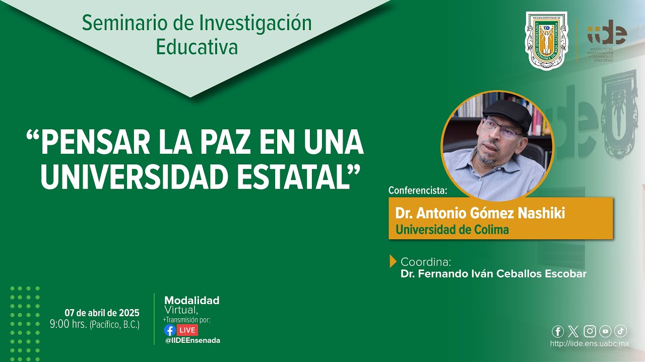 Conferencia Pensar la paz en una universidad estatal