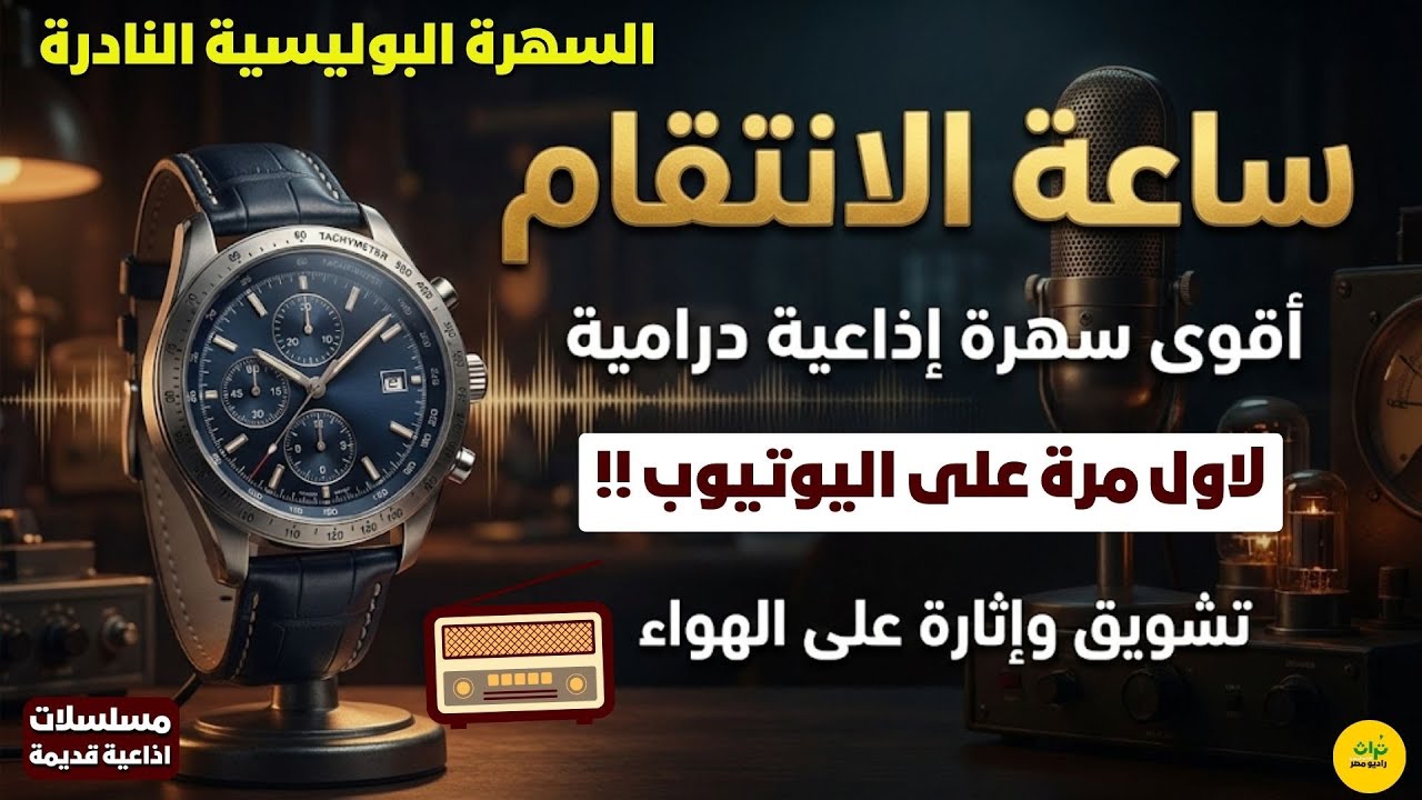 🔴التمثيلية البوليسية والمثيرة❗ ساعة الانتقام❗لـ نخبة من اروع نجوم الإذاعة المصرية