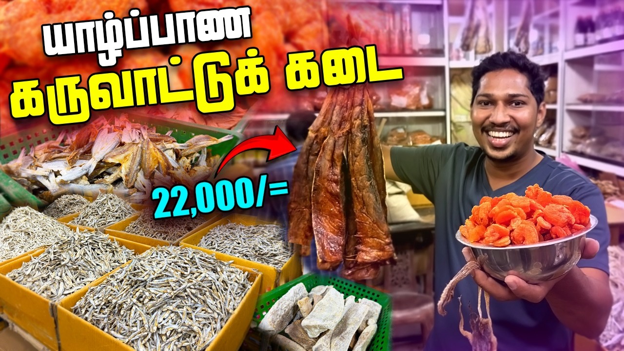 🔴இப்படி எல்லாம் கருவாடு இருக்கா!😱 | Jaffna Dry Fish Shop🦈 | Ks Shankar | Sri Lanka