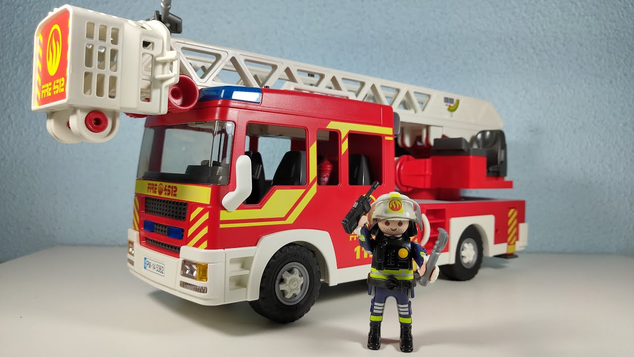 Camión de Bomberos con Escalera/Playmobil 5362